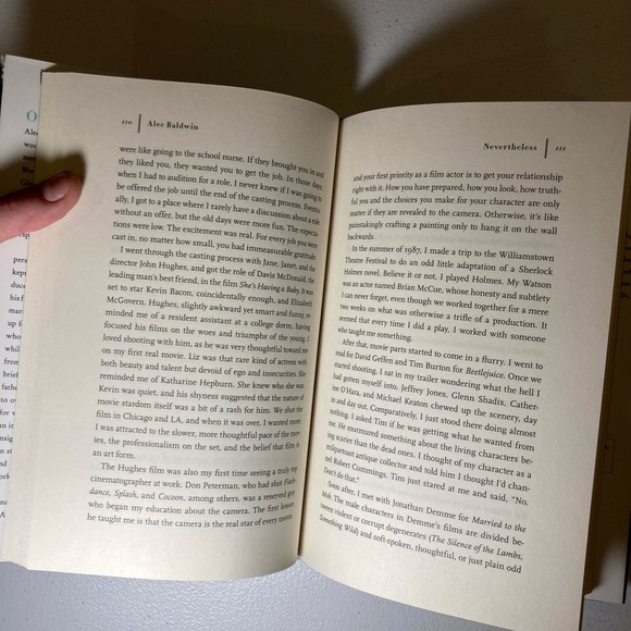 Alec Baldwin: Nevertheless A Memoir Hardcover - Picture 3 of 3